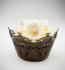 Svatební košíček na cupcake CC1216