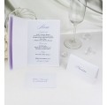 Svatební menu v odstínu lila 972