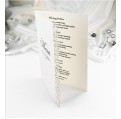 Svatební menu lemované krásnou krajkou 977