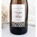 Etiketa na svatební víno - ETV977