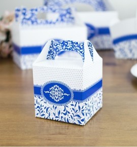 Svatební krabička na dárky/mandličky - K14-1002